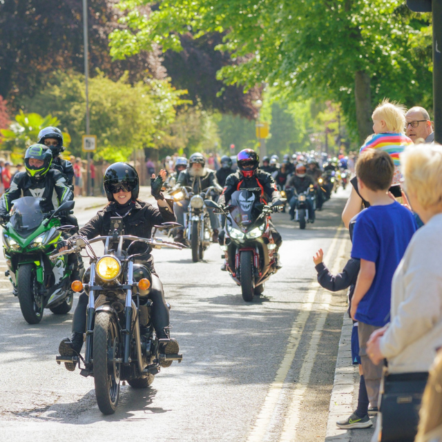 Bikefest ride-in